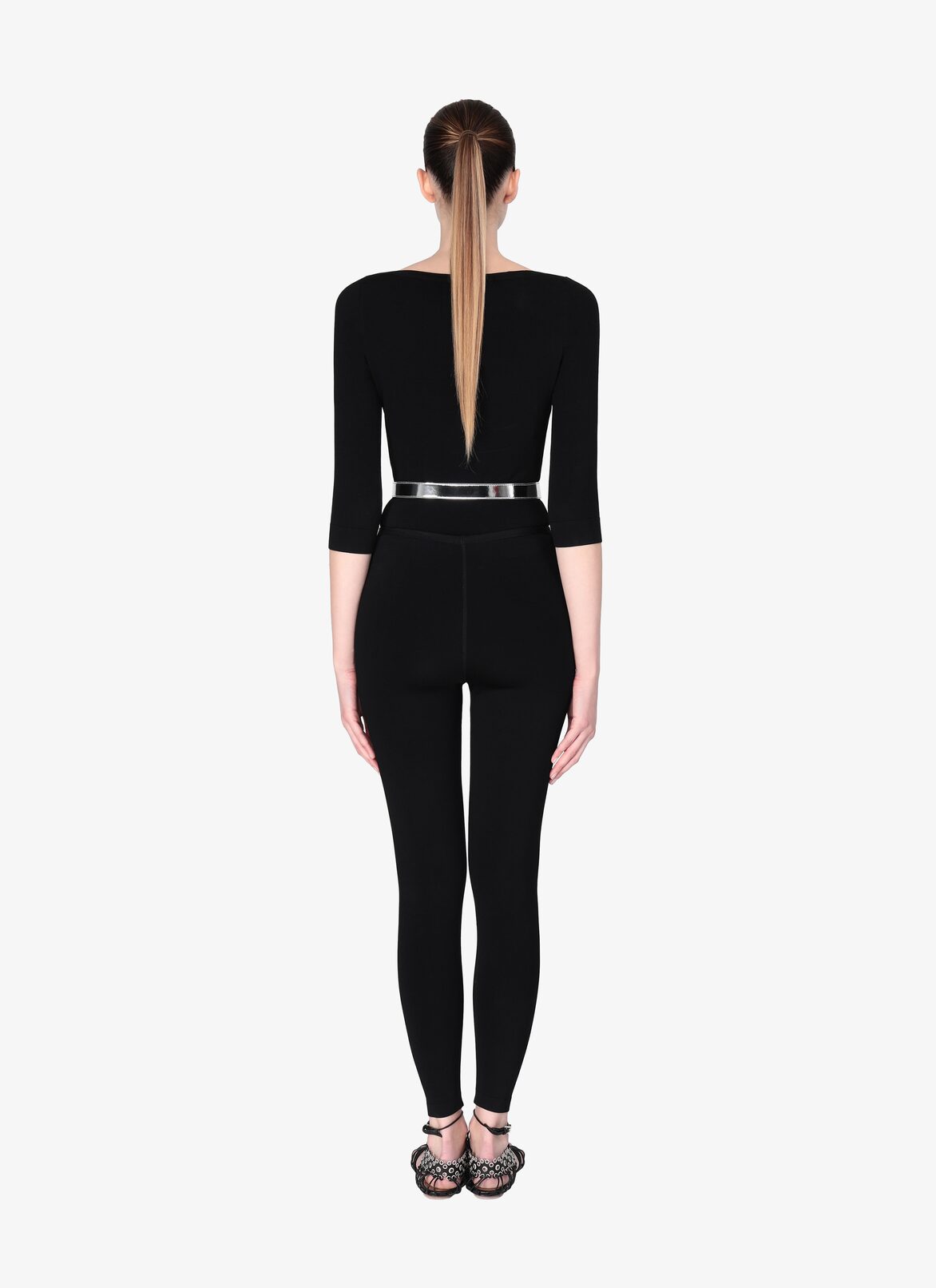 BELT CUIR METAL SILVER ALAÏA SILVER  BELT CUIR METAL SILVER